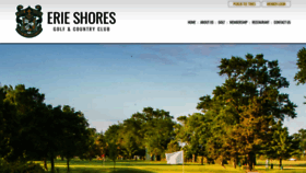 What Erieshoresgolf.com website looked like in 2019 (4 years ago)