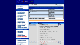 What Efree2net.com website looked like in 2019 (4 years ago)
