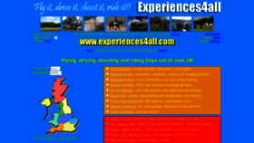 What Experiences4all.com website looked like in 2019 (4 years ago)