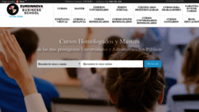 What Euroinnova.pe website looked like in 2019 (4 years ago)