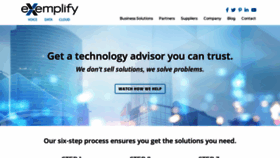 What Exemplifygroup.com website looked like in 2019 (4 years ago)