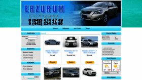 What Erzurumotokiralama.com.tr website looked like in 2019 (4 years ago)