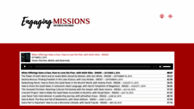 What Engagingmissions.com website looked like in 2019 (4 years ago)