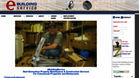 What Ebuildingservice.com website looked like in 2019 (4 years ago)