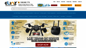 What Elinz.com.au website looked like in 2019 (5 years ago)