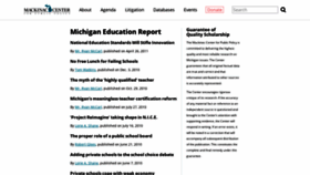 What Educationreport.org website looked like in 2019 (4 years ago)