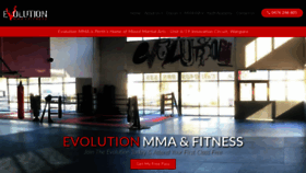 What Evolution-mma.com.au website looked like in 2019 (4 years ago)