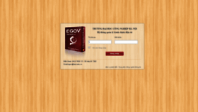 What Egov.haui.edu.vn website looked like in 2019 (4 years ago)