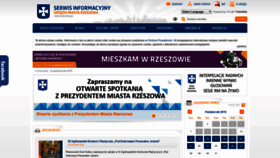 What Erzeszow.pl website looked like in 2019 (4 years ago)