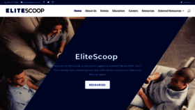 What Elitescoop.com website looked like in 2019 (4 years ago)