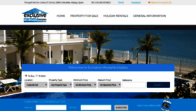 What Exclusive-marbella.com website looked like in 2019 (4 years ago)