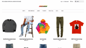 What Enslavedclothing.com website looked like in 2019 (4 years ago)