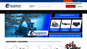 What Equipdom.com website looked like in 2019 (4 years ago)