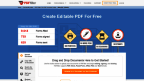 What Editable-pdf.pdffiller.com website looked like in 2019 (4 years ago)