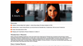 What E-biuro.eu website looked like in 2019 (4 years ago)