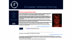 What European-veterans-fencing.com website looked like in 2019 (6 years ago)