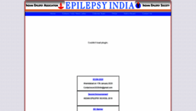 What Epilepsyindia.org website looked like in 2019 (4 years ago)
