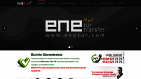What Enetur.com website looked like in 2019 (4 years ago)
