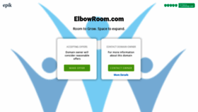 What Elbowroom.com website looked like in 2019 (4 years ago)