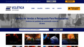 What Ecletica.com.br website looked like in 2019 (4 years ago)