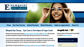 What Elmquist.com website looked like in 2019 (4 years ago)