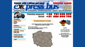 What Exbus.pl website looked like in 2019 (4 years ago)
