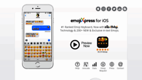 What Emojixpress.com website looked like in 2019 (4 years ago)