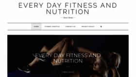 What Everydayfitnessandnutrition.com website looked like in 2019 (4 years ago)