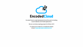 What Encodedcloud.com website looked like in 2019 (4 years ago)
