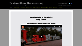 What Easternshorebroadcasting.com website looked like in 2019 (4 years ago)