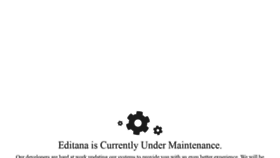 What Editana.com website looked like in 2019 (6 years ago)