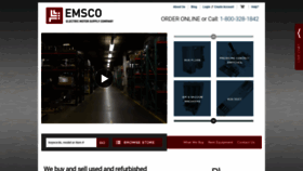 What Emscomn.com website looked like in 2019 (4 years ago)