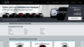 What Elite-utilitaire.fr website looked like in 2019 (4 years ago)