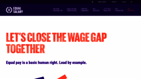 What Equalsalary.org website looked like in 2019 (4 years ago)