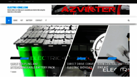 What Electric-ebike.com website looked like in 2019 (4 years ago)