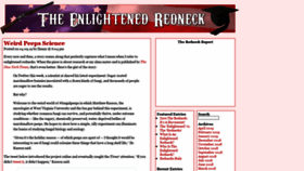 What Enlightenedredneck.com website looked like in 2019 (4 years ago)