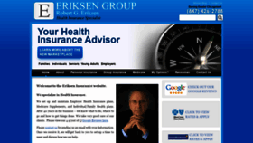 What Erikseninsurance.com website looked like in 2019 (4 years ago)
