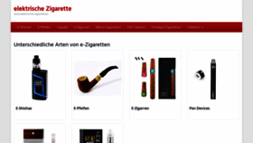 What Elektrische-zigarette.eu website looked like in 2019 (4 years ago)