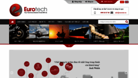 What Eurotech.vn website looked like in 2019 (4 years ago)