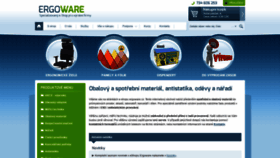 What Ergoware.cz website looked like in 2019 (4 years ago)