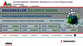 What Emsz.hu website looked like in 2019 (4 years ago)