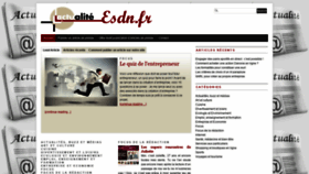 What Esdn.fr website looked like in 2019 (4 years ago)