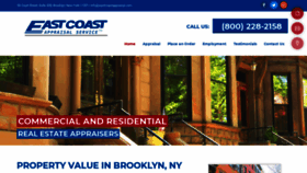 What Eastcoastappraisal.com website looked like in 2019 (4 years ago)