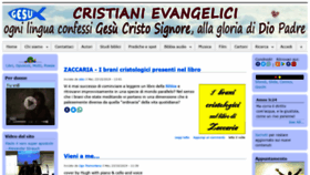 What Evangelici.info website looked like in 2019 (4 years ago)