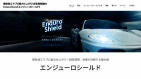 What Enduroshield.jp website looked like in 2019 (4 years ago)