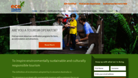What Ecotourism.org.au website looked like in 2019 (4 years ago)