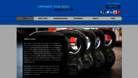 What Empoweredbychris.com website looked like in 2019 (4 years ago)