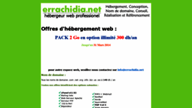 What Errachidia.net website looked like in 2019 (4 years ago)