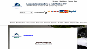What Envasadoravacio.com website looked like in 2019 (4 years ago)