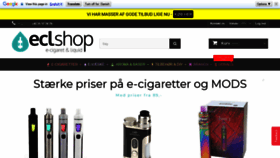 What Eclshop.dk website looked like in 2019 (4 years ago)